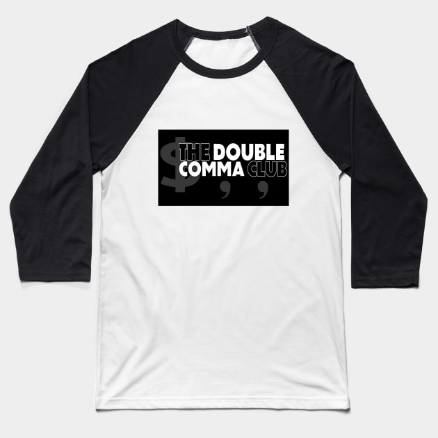 The Double Comma Club Baseball T-Shirt by The Double Comma Club